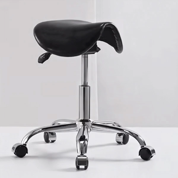 Tabouret cosmétique ergonomique avec hauteur réglable