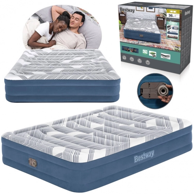 Matelas confortable Bestway 2s Queen 203x152x36cm avec pompe intégrée 6712Y