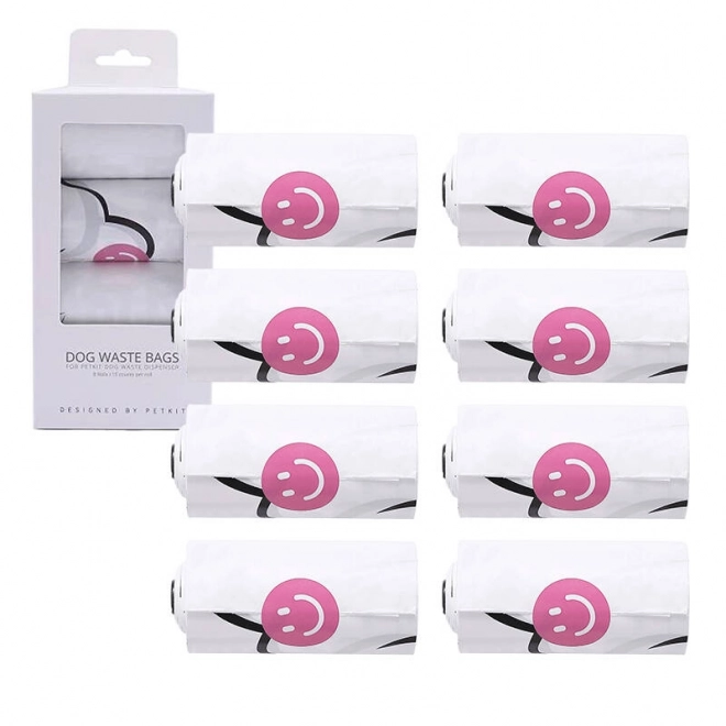 Sacs à crottes pour chiens PetKit - 8 rouleaux