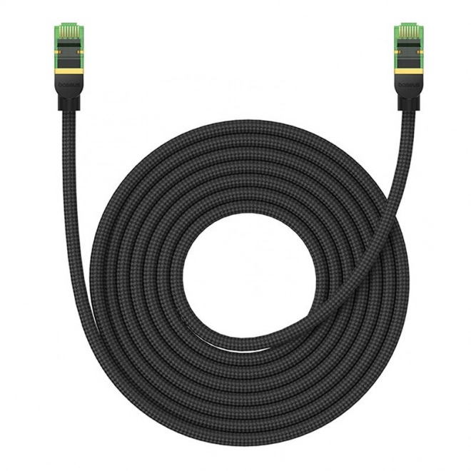 Câble réseau tressé cat.8 Baseus Ethernet RJ45, 40 Gb/s, 8 m (noir)
