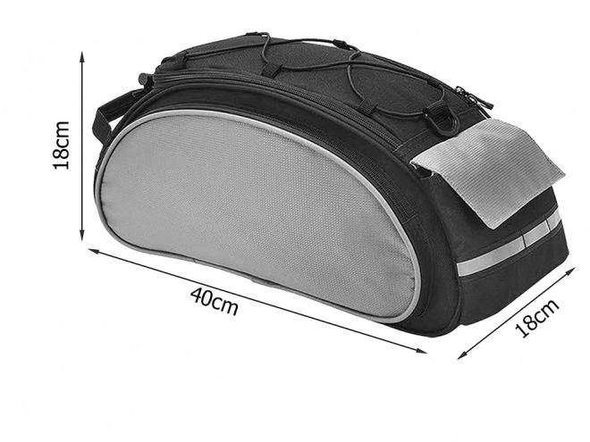 Grande sacoche cycliste pour porte-bagages