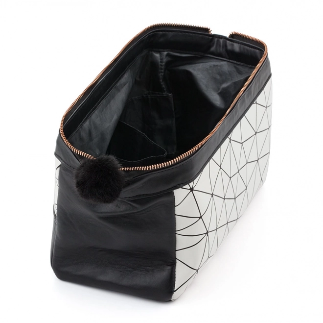 Trousse de toilette Holiday noir et blanc