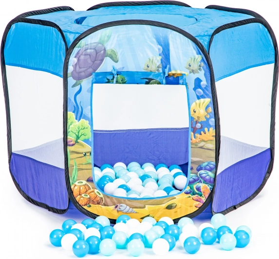Piscine sèche pliante pour enfants avec balles (100 pcs)