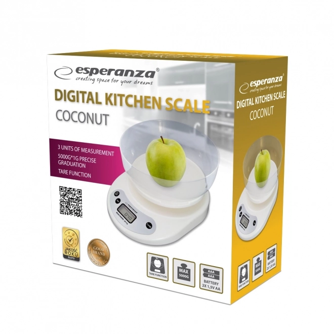 Balance de cuisine avec bol Coconut