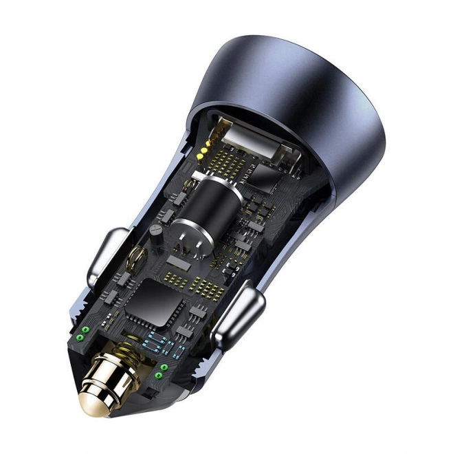 Chargeur de voiture Baseus avec USB double et câble USB-C