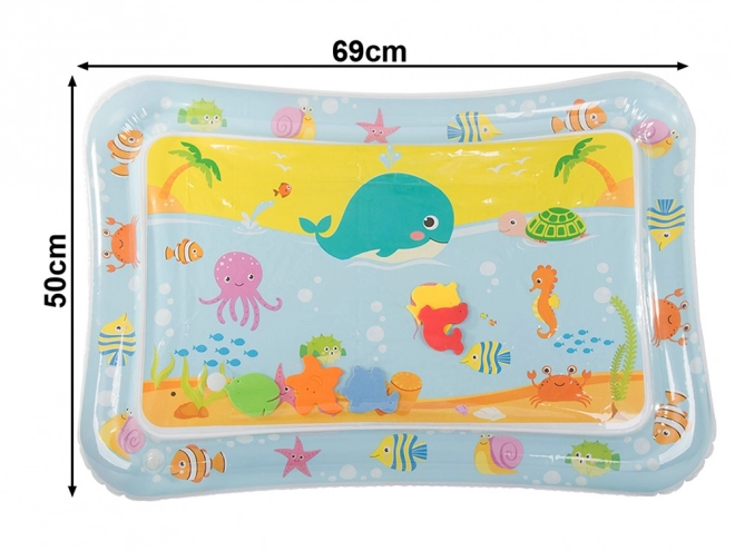 Tapis sensoriel aquatique gonflable pour tout-petits