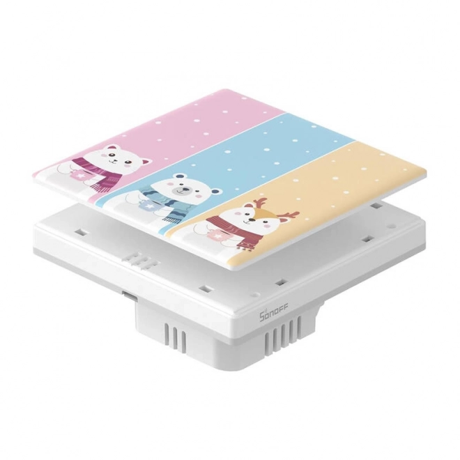 Cache décoratif / capuchon pour interrupteur tactile carton T5 SONOFF – 3C