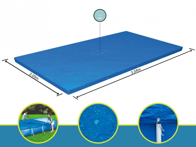 Bestway couverture pour piscine avec cadre métallique
