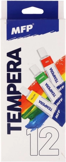 12 teintes vives, faciles à mélanger