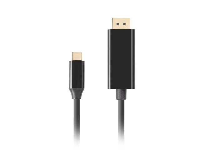 Câble USB-C vers DisplayPort 1.8m 4K 60Hz noir