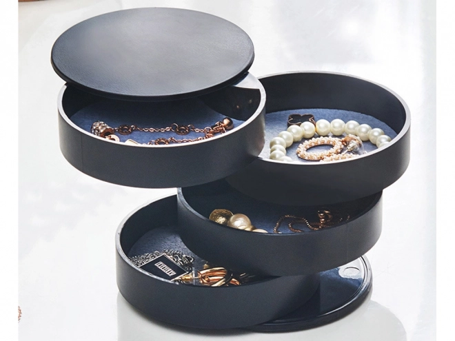 Organisateur de bijoux rond coulissant