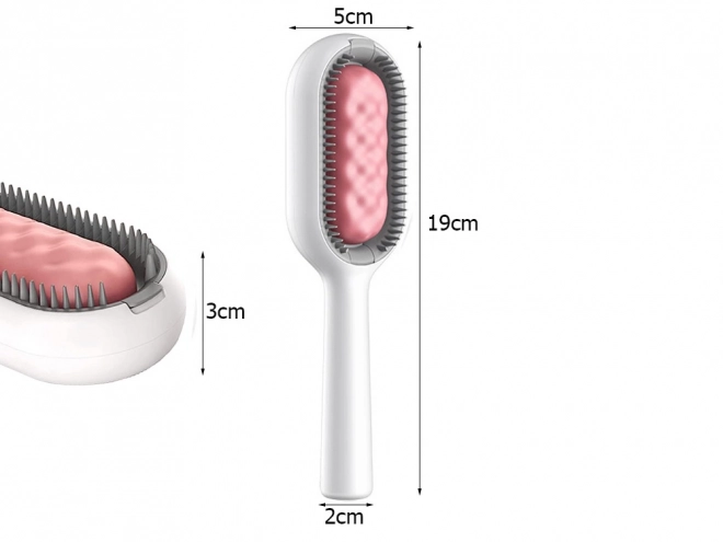 Peigne en silicone 3-en-1 pour animaux de compagnie
