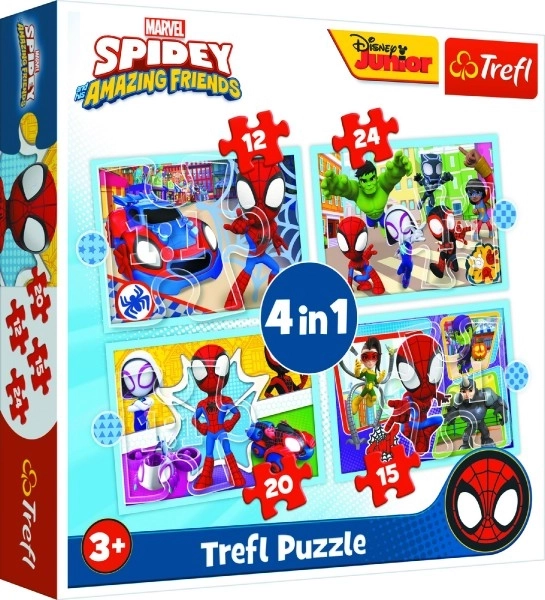 Quatre puzzles dans une seule boîte