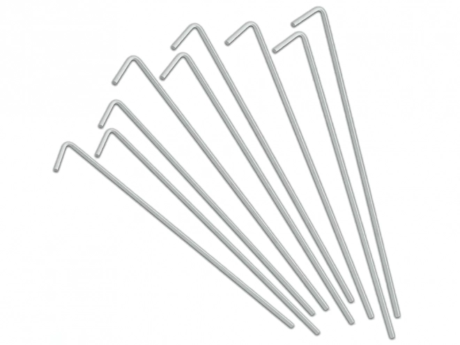 Piquets de tente en acier 24 cm 10 pièces