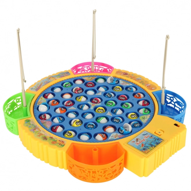 Jeu de pêche pour enfants 45 poissons + 4 cannes à pêche