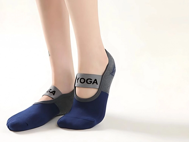 Chaussettes de yoga antidérapantes en coton respirant