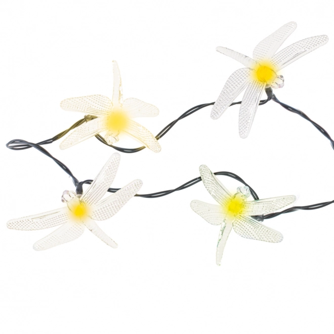 Guirlandes solaires pour le jardin 6,5 m 30 LED blanc chaud