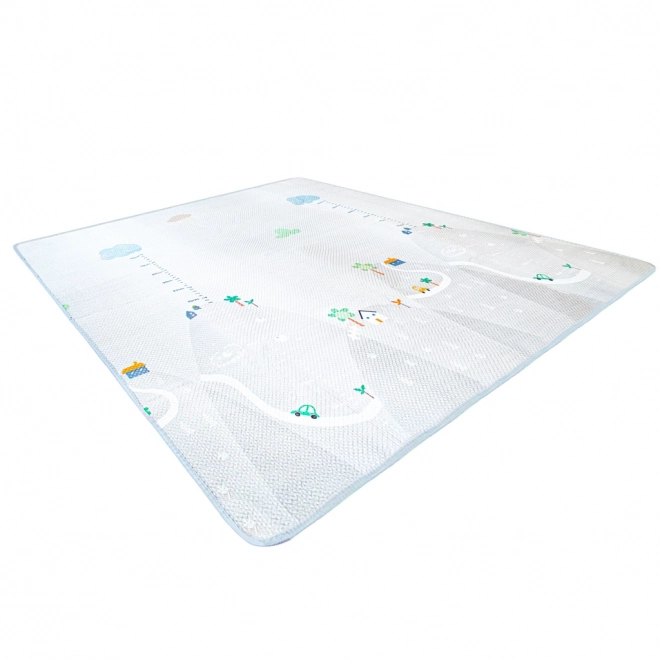 Tapis éducatif avec mètre de croissance 200x180x1cm