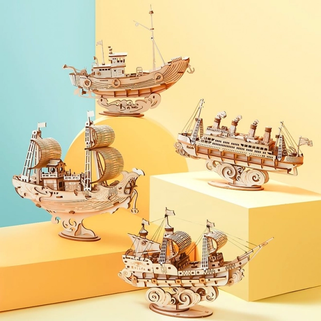 Bateau de croisière - Kit de construction en bois 3D