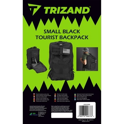 Sac à dos de randonnée noir petit 23089