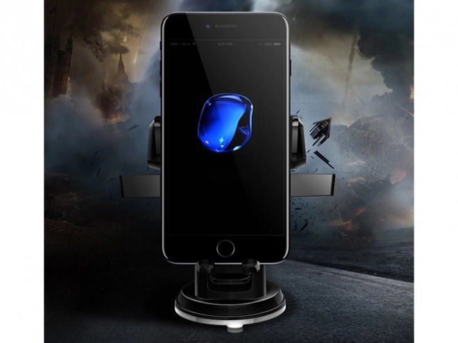 Support de téléphone mobile pour voiture avec ventouse pour pare-brise