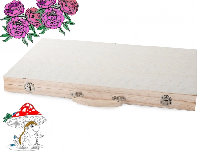 Mallette en bois élégante et résistante