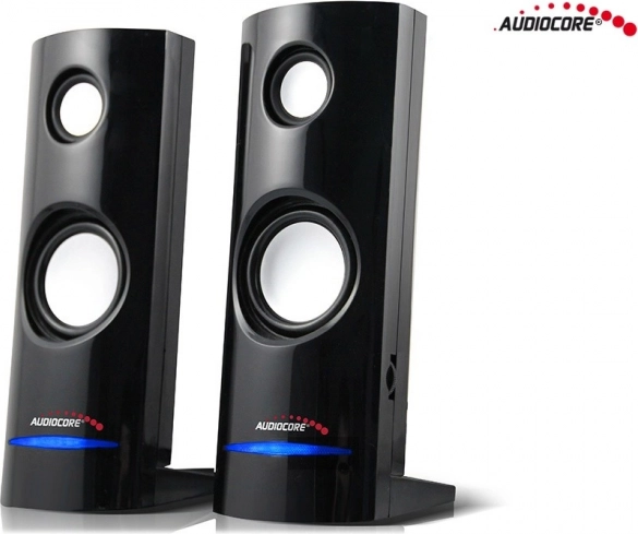 Haut-parleurs d’ordinateur 8 W USB Audiocore AC860
