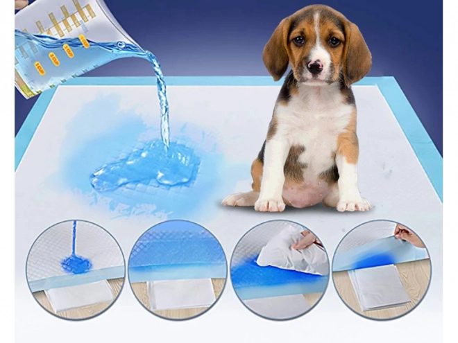 Sous-couches pour chiens en phase d'apprentissage à uriner 45x60 50 unités
