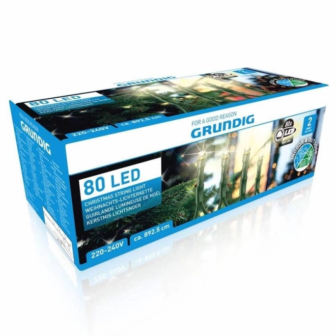 Guirlande de Noël extérieure avec 80 LED