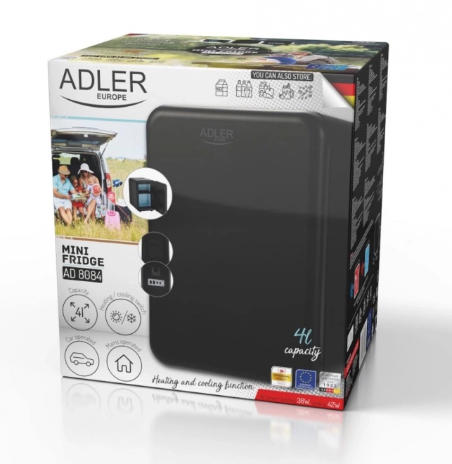 Mini réfrigérateur 4l noir AD 8084