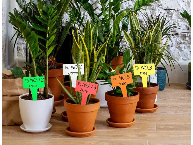 Ensemble de 50 étiquettes en plastique pour plantes