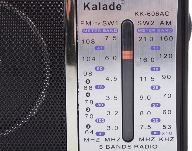 Large couverture des bandes FM/AM/SW1/SW2