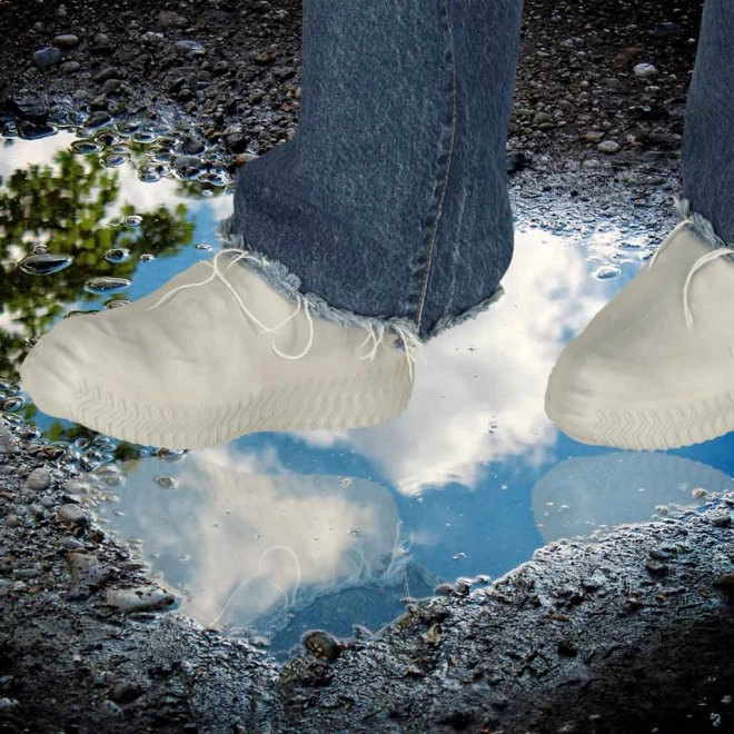 Protège-bottes imperméables wellingtons M gris taille 35-38