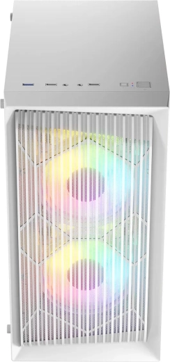 Airflow maximal avec façade mesh et 2× 120 mm ARGB