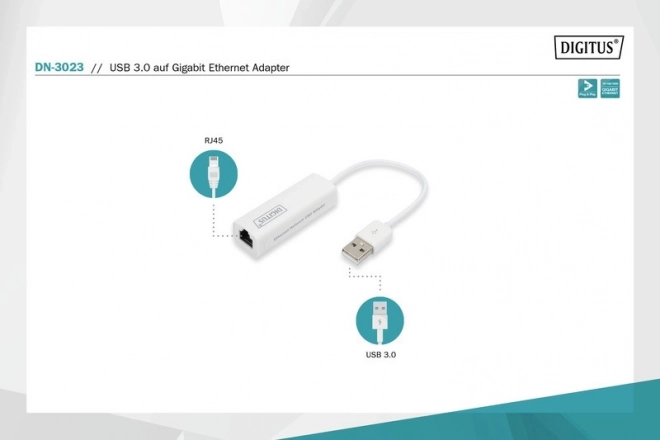Adaptateur Ethernet USB 3.0 Gigabit