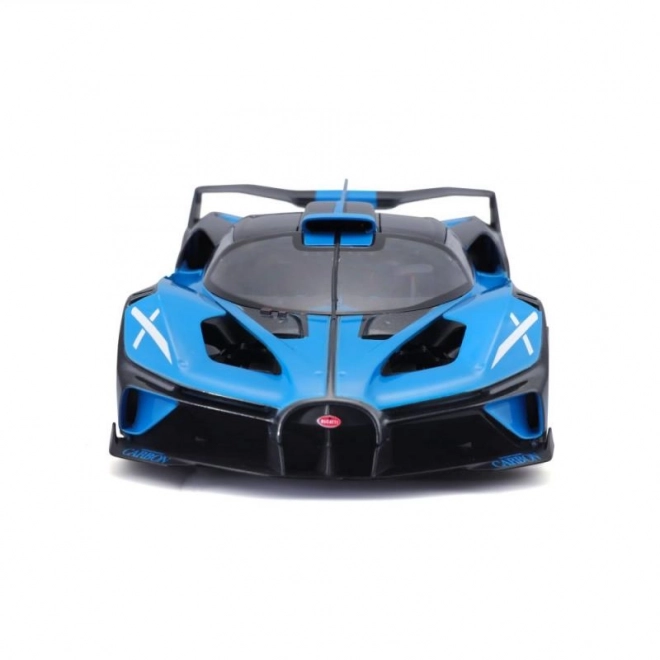 Modèle Bugatti Bolide bleu/noir 1:18