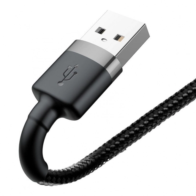 Câble USB Lightning Baseus Cafule 2A 3m (Noir Gris)