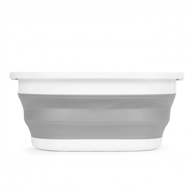 Panier à linge pliable blanc-gris 20 L de ModernHome
