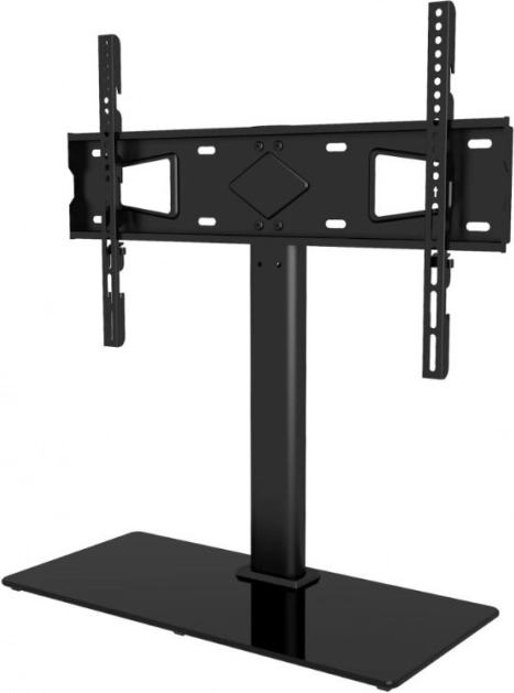Support TV universel avec base en verre élégante