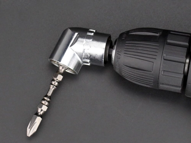 Adaptateur angulaire pour visseuse avec poignée hexagonale