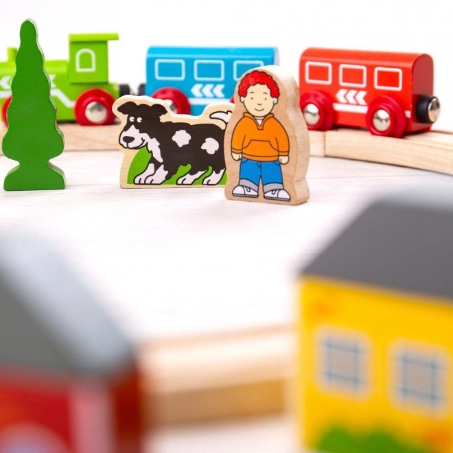 Bigjigs Rail Mon premier train en bois 19 pièces