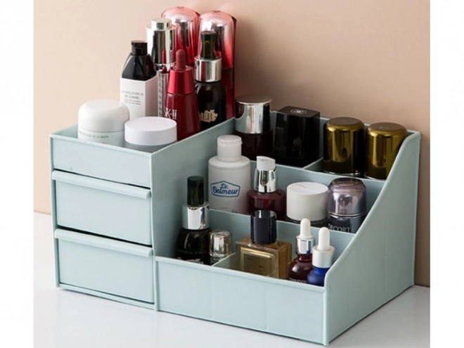 Organisateur de cosmétique dans l'armoire avec deux tiroirs