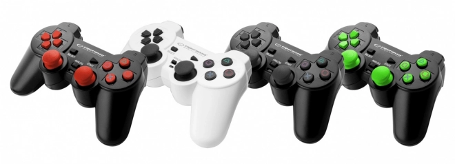 Manette noire avec vibrations pour PS3 et PC