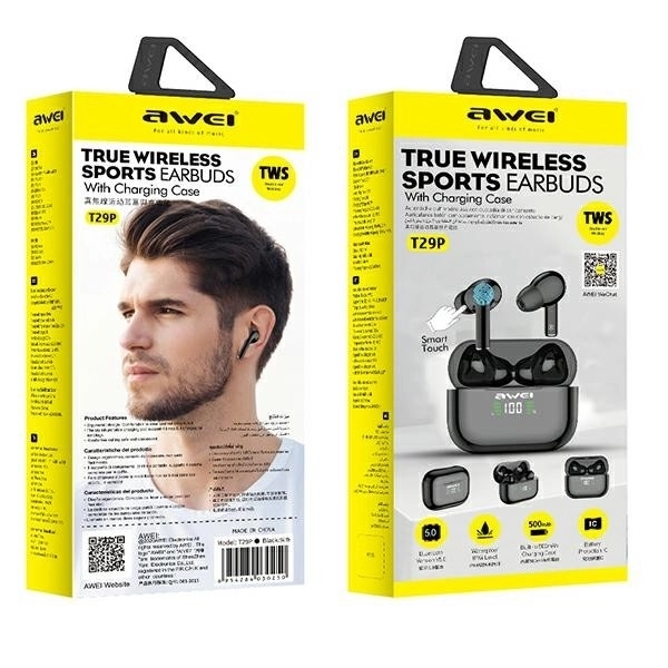 Écouteurs sans fil Awei T29P avec Bluetooth 5.1