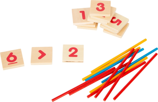Baguettes de calcul colorées