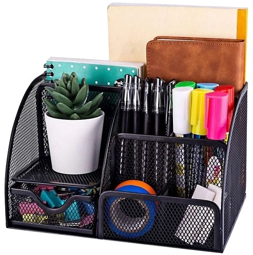 organisateur noir pour bureau