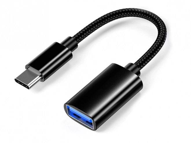 Adaptateur USB-C vers USB-A 3.0 OTG avec câble tressé