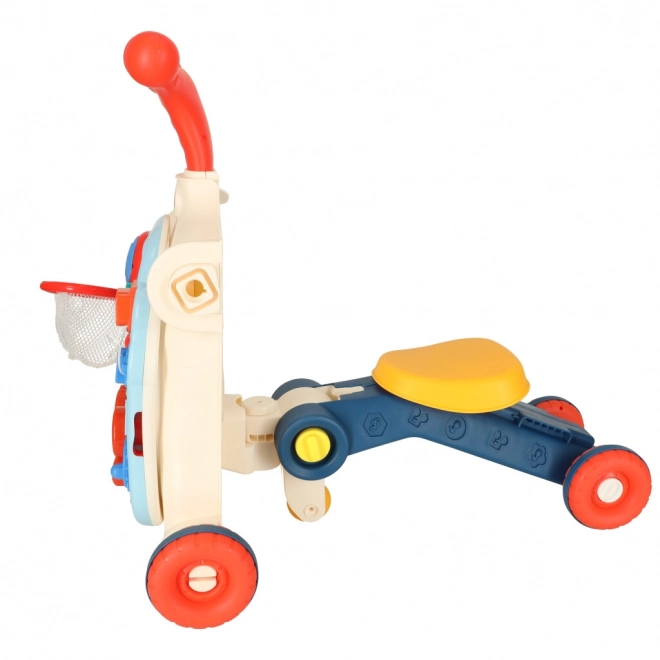 Trotteur multifonctionnel pour enfants et table interactive 5 en 1