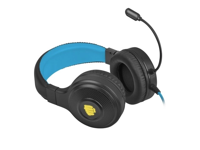 Casque Warhawk RGB pour joueurs noir et bleu