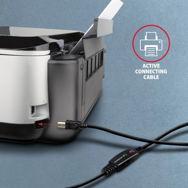ADR-215B USB 2.0 A-M -> B-M câble de raccordement actif/amplificateur 15 m